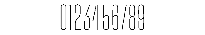 Big Shoulders Display Thin Font OTHER CHARS