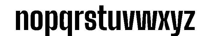 Big Shoulders Extra Bold Font LOWERCASE