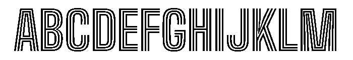 Big Shoulders Inline Black Font UPPERCASE