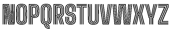 Big Shoulders Inline Black Font UPPERCASE