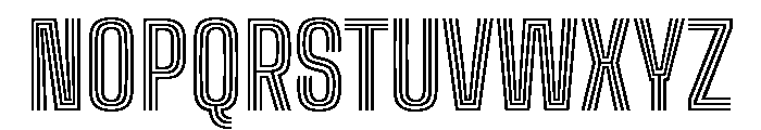Big Shoulders Inline Display Extra Bold Font UPPERCASE