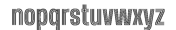Big Shoulders Inline Display Extra Bold Font LOWERCASE