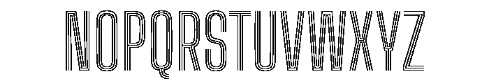 Big Shoulders Inline Display Medium Font UPPERCASE