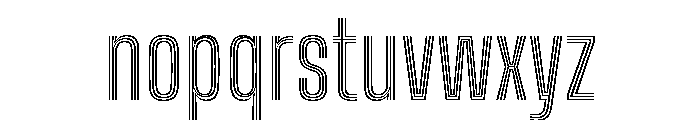 Big Shoulders Inline Display Medium Font LOWERCASE