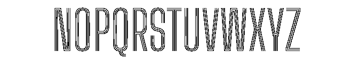 Big Shoulders Inline Display Regular Font UPPERCASE