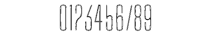 Big Shoulders Inline Extra Light Font OTHER CHARS