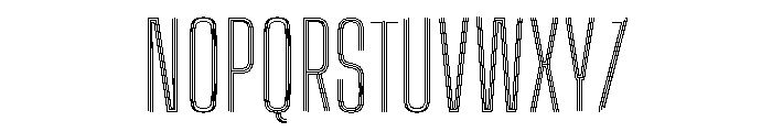 Big Shoulders Inline Light Font UPPERCASE