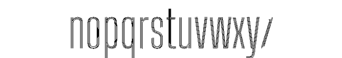 Big Shoulders Inline Light Font LOWERCASE