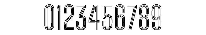 Big Shoulders Inline Semi Bold Font OTHER CHARS