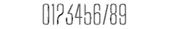 Big Shoulders Inline Text Extra Light Font OTHER CHARS