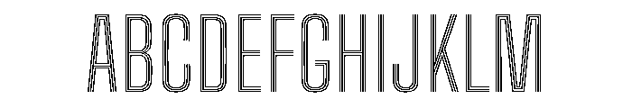 Big Shoulders Inline Text Light Font UPPERCASE