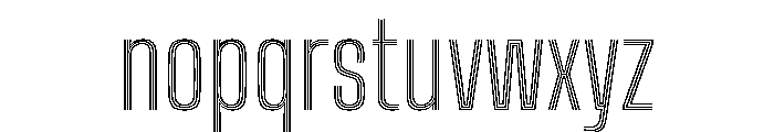 Big Shoulders Inline Text Light Font LOWERCASE