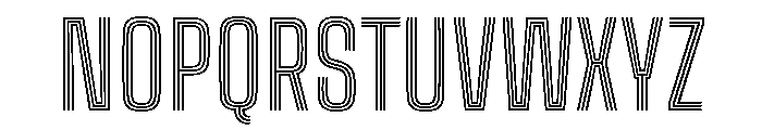 Big Shoulders Inline Text Medium Font UPPERCASE