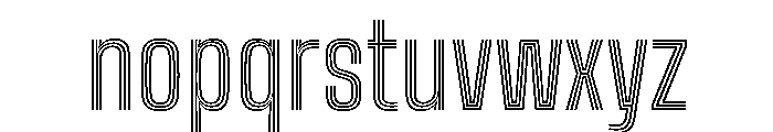 Big Shoulders Inline Text Medium Font LOWERCASE