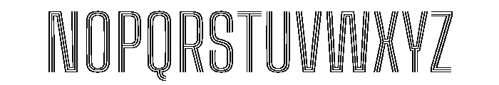 Big Shoulders Inline Text Regular Font UPPERCASE