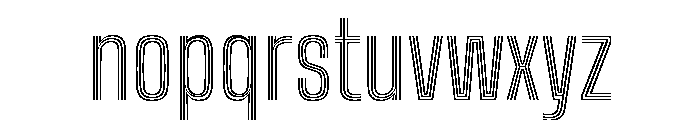 Big Shoulders Inline Text Regular Font LOWERCASE