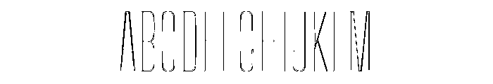 Big Shoulders Inline Thin Font UPPERCASE