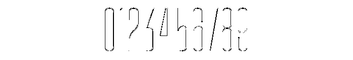 Big Shoulders Inline Font OTHER CHARS