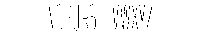 Big Shoulders Inline Font UPPERCASE