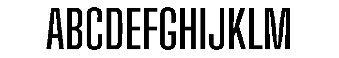 Big Shoulders Semi Bold Font UPPERCASE