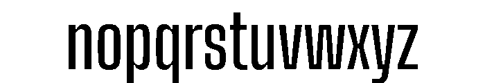Big Shoulders Semi Bold Font LOWERCASE