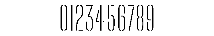Big Shoulders Stencil Display Extra Light Font OTHER CHARS