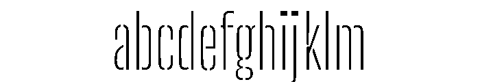 Big Shoulders Stencil Display Extra Light FONT