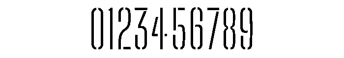 Big Shoulders Stencil Display Light Font OTHER CHARS