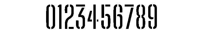 Big Shoulders Stencil Display Medium Font OTHER CHARS