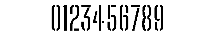 Big Shoulders Stencil Display Regular Font OTHER CHARS