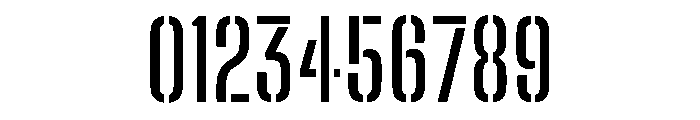 Big Shoulders Stencil Semi Bold Font OTHER CHARS