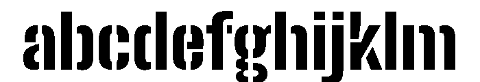 Big Shoulders Stencil Text Black FONT