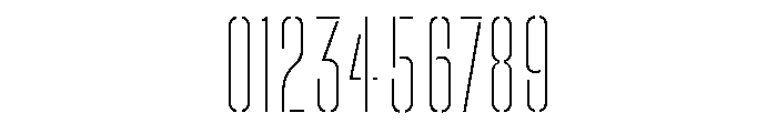 Big Shoulders Stencil Font OTHER CHARS