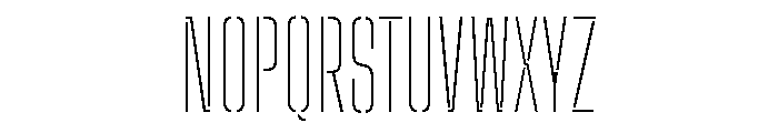 Big Shoulders Stencil Font UPPERCASE