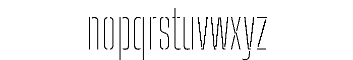Big Shoulders Stencil Font LOWERCASE