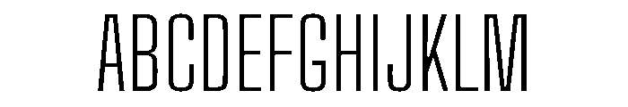 Big Shoulders Text Extra Light Font UPPERCASE