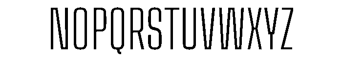 Big Shoulders Text Extra Light Font UPPERCASE