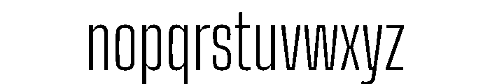 Big Shoulders Text Extra Light Font LOWERCASE