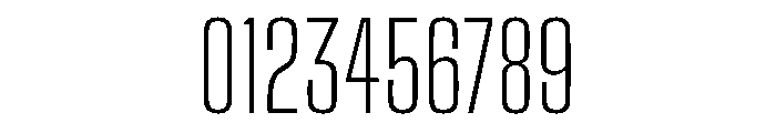 Big Shoulders Text Thin Font OTHER CHARS
