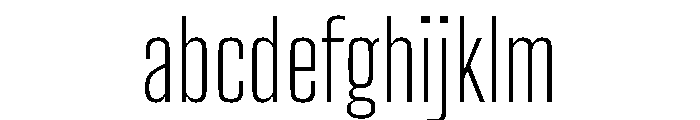 Big Shoulders Text Thin FONT
