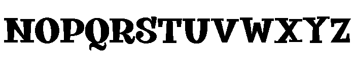 Big Tickle Black Font UPPERCASE