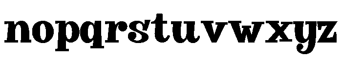 Big Tickle Black Font LOWERCASE