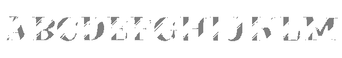 Big Tickle Hatched Black Font UPPERCASE