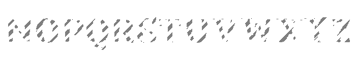 Big Tickle Hatched Black Font UPPERCASE