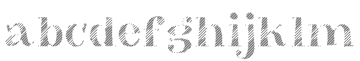 Big Tickle Hatched Black FONT