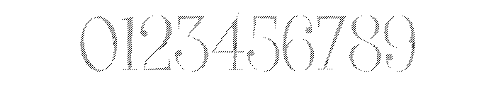 Big Tickle Hatched Light Font OTHER CHARS