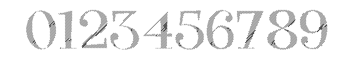 Big Tickle Hatched Medium Font OTHER CHARS