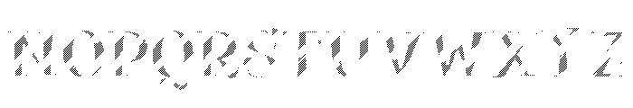 Big Tickle Hatched Medium Font UPPERCASE
