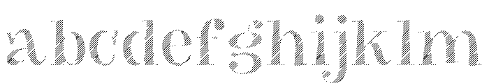 Big Tickle Hatched Medium FONT