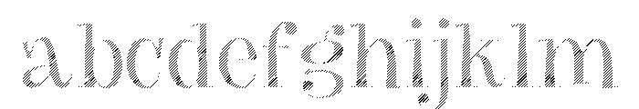 Big Tickle Hatched Normal FONT